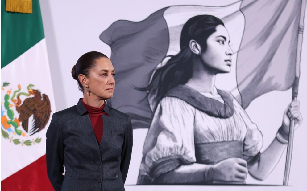 La Mandataria federal descartó que haya una intervención militar a México por parte de Estados Unidos, ante la intervención que ha hecho en la frontera norte. Foto: Diego Simón Sánchez/EL UNIVERSAL