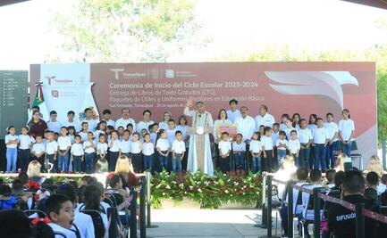 Entregan más de 3 millones de libros de texto y más de 48 mil paquetes de útiles y uniformes en Tamaulipas