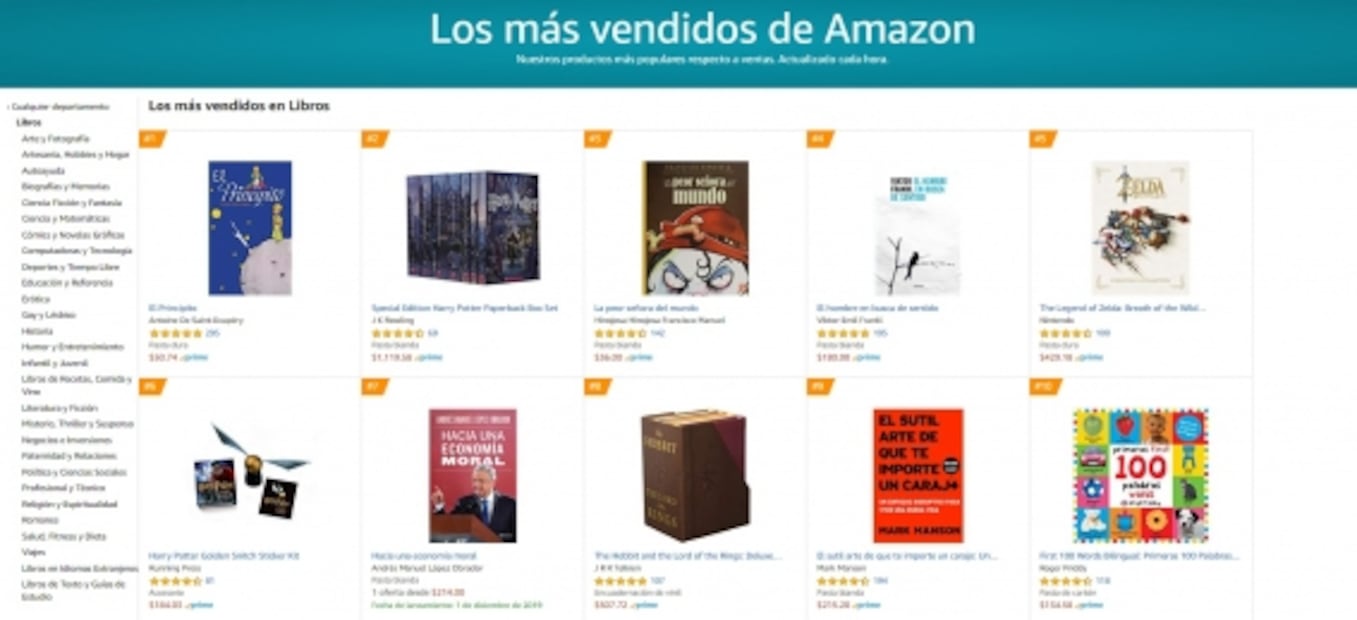 Ni Harry Potter ni Dante, libro de AMLO es el más vendido en Amazon