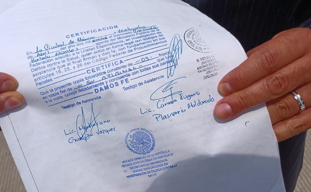 En el documento se muestra que piden 6 mdp al fundador del Cartel de Sinaloa a cambio de su libertad. Foto: Especial