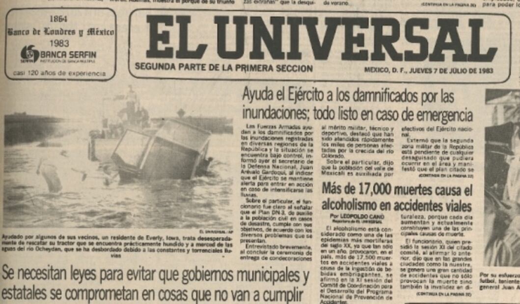 El plan de emergencia que surgió por el desbordamiento de un río