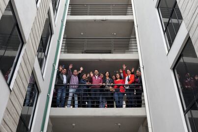 Entrega Martí Batres unidad habitacional en MH para 60 familias