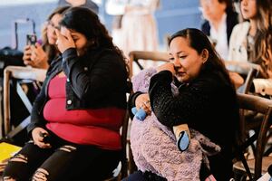 Jazlyn Azuleth está bien de salud y con su familia