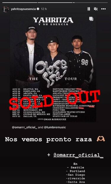 Yahritza y su Esencia presumen sold out en Estados Unidos, ¿y en México?
