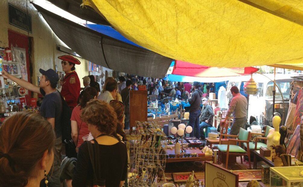 La Lagunilla, Mercado de antigüedades. Foto: Secretaria de Turismo