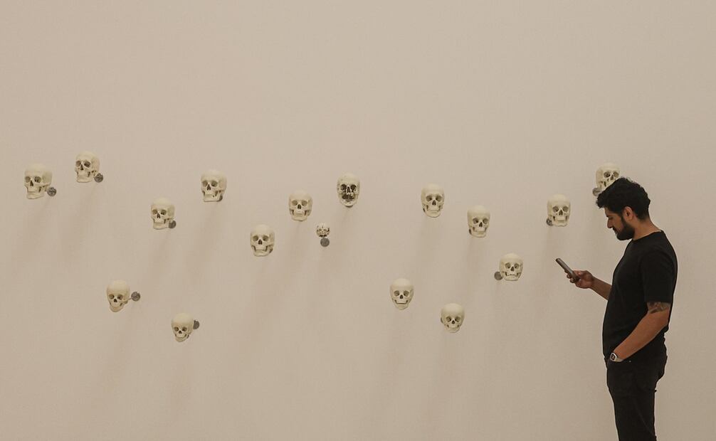 Exposición "La petite mort" del artista Gabriel de la Mora en el Museo Jumex. Fotos: Gabriel Pano/ El Universal.