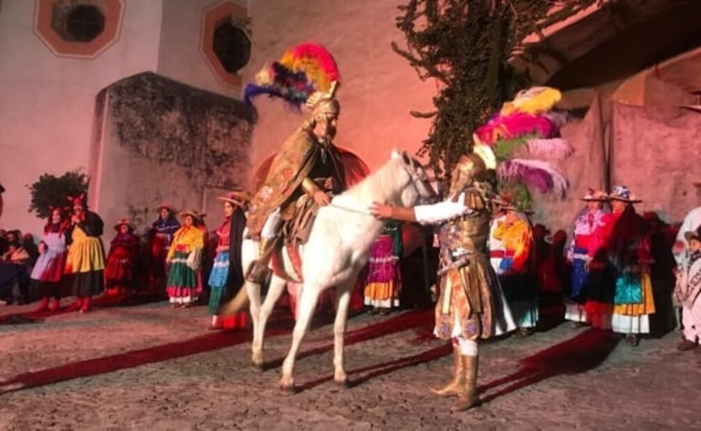 Tras dos años de pandemia, retoman la tradicional pastorela en el convento de Tepotzotlán