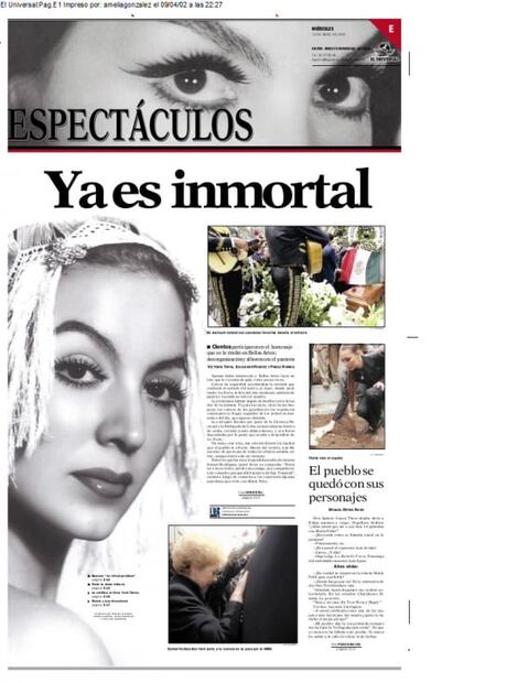 El número 8 fue determinante en la vida de María Félix