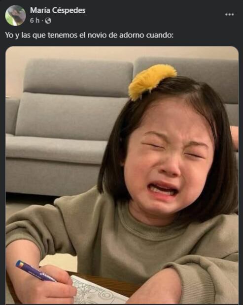 Usuarios compartieron en redes sociales reacciones graciosas y memes para dedicarle a tu pareja este Día de la Novia. Foto: Captura de pantalla