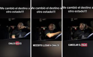 Conductor de app rechaza servicio a pasajera tras cambio de destino; usuaria se niega a cancelar viaje y genera polémica 