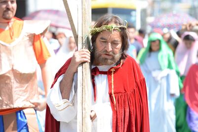 Abogado cumplió 40 años en el papel de Jesucristo