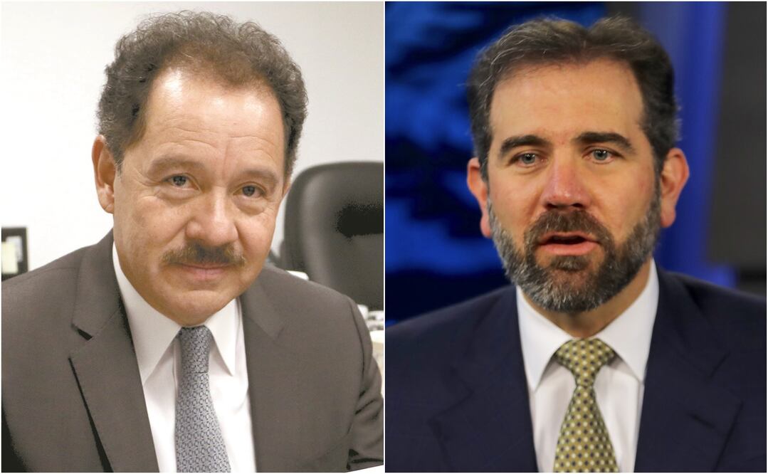 Ignacio Mier, presidente de Morena (izquierda) y Lorenzo Córdova, consejero presidente del INE (derecha). Foto: Archivo/EL UNIVERSAL