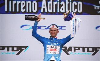 Isaac del Toro lidera la Tirreno-Adriático tras terminar en segundo lugar de la segunda etapa