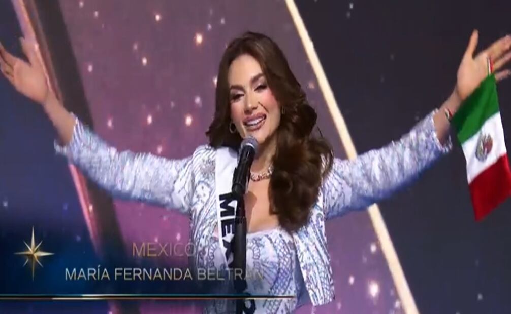 Fernanda Beltrán representante de México en Miss Universo. Foto: Captura de pantalla.