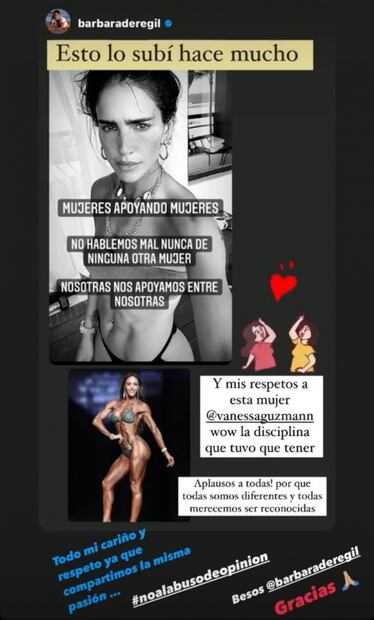 Vanessa Guzmán agradece halago de Bárbara de Regil