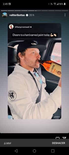 Piloto de Fórmula 1 se "echa" una caguama después del Gran Premio de México