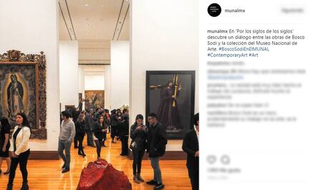 Obra de Bosco Sodi convive con acervo del Munal