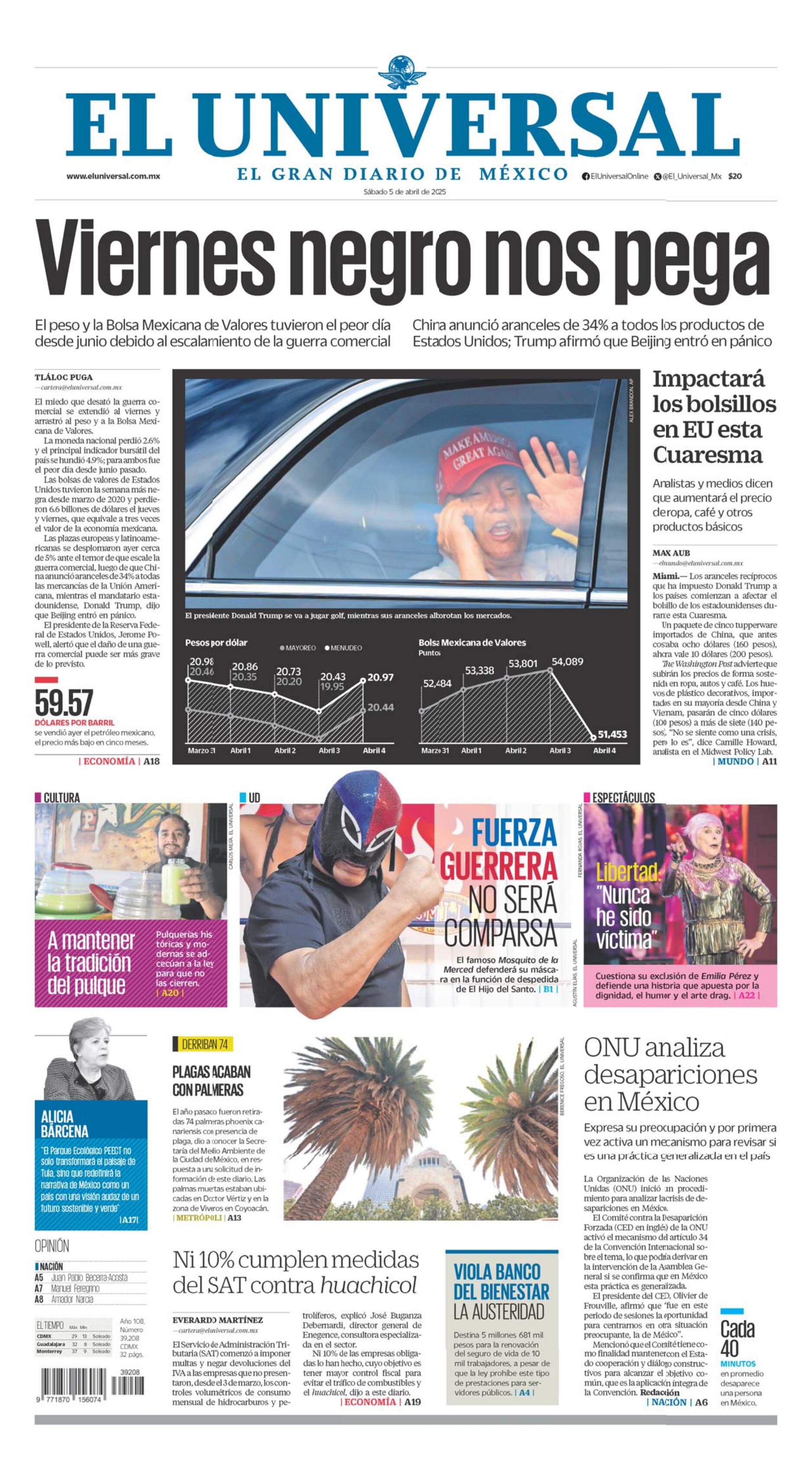 Portada impresa
