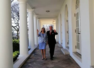 La embajadora Martha Bárcena presenta cartas credenciales a Trump
