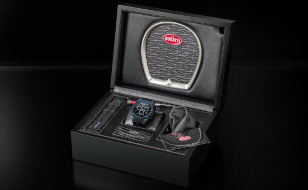 Este es el costoso reloj inteligente de Bugatti