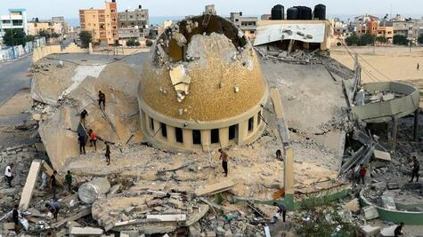 Las imágenes de la enorme destrucción que están dejando los bombardeos de Israel en Gaza