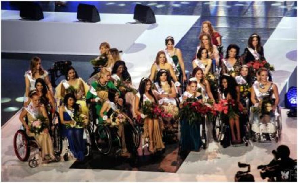 Este concurso de belleza rompió los cánones de belleza al presentar concursantes en sillas de ruedas