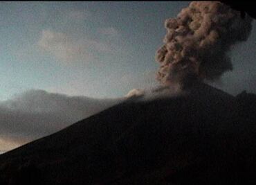 Reportan caída de ceniza del Popocatépetl en 5 municipios del Edomex