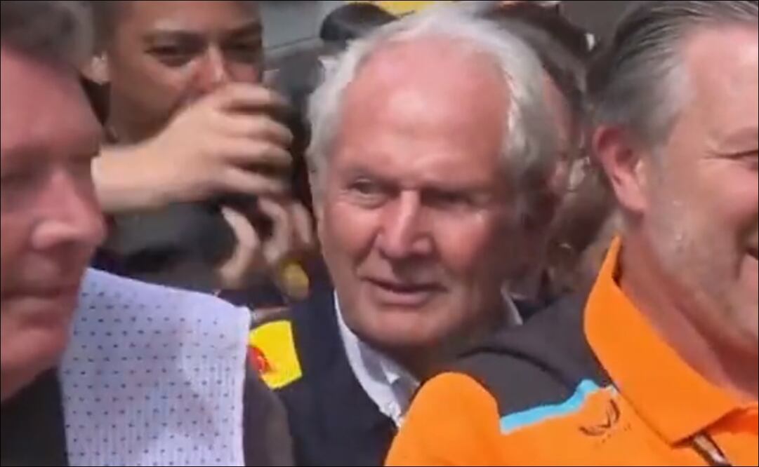 Helmut Marko se agarró a empujones con un fotógrafo - Foto: Especial