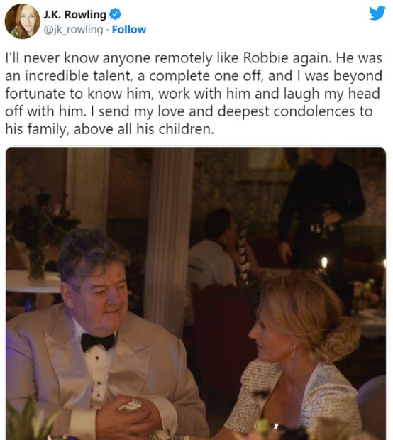 Elenco de Harry Potter despide a Robbie Coltrane, el querido Hagrid