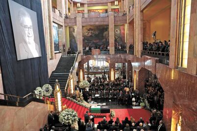 Despiden y celebran en Bellas Artes a León-Portilla