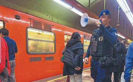 Diseñan plan de 7 acciones de seguridad en el Metro