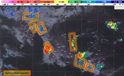 Onda tropical 14 genera lluvias en casi todo el territorio nacional