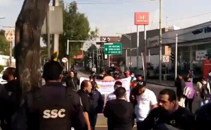 Bloquean Insurgentes y Tlalpan para exigir justicia por niña que murió atropellada 
