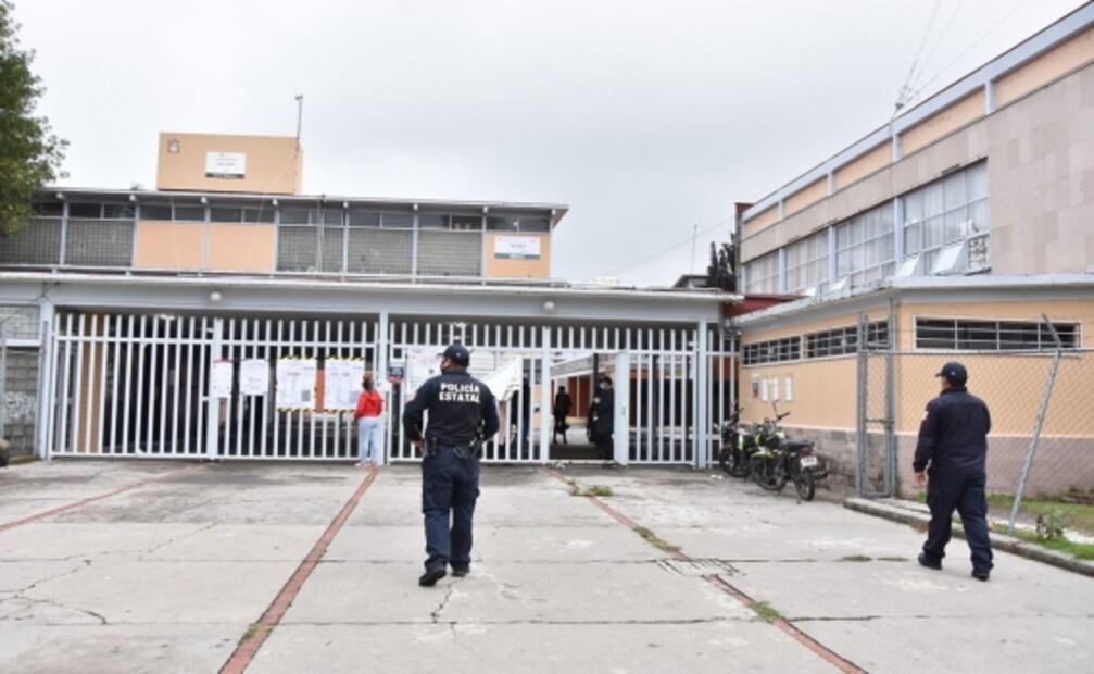 Más de mil policías cuidarán el regreso a clases presenciales este lunes en escuelas del Edomex