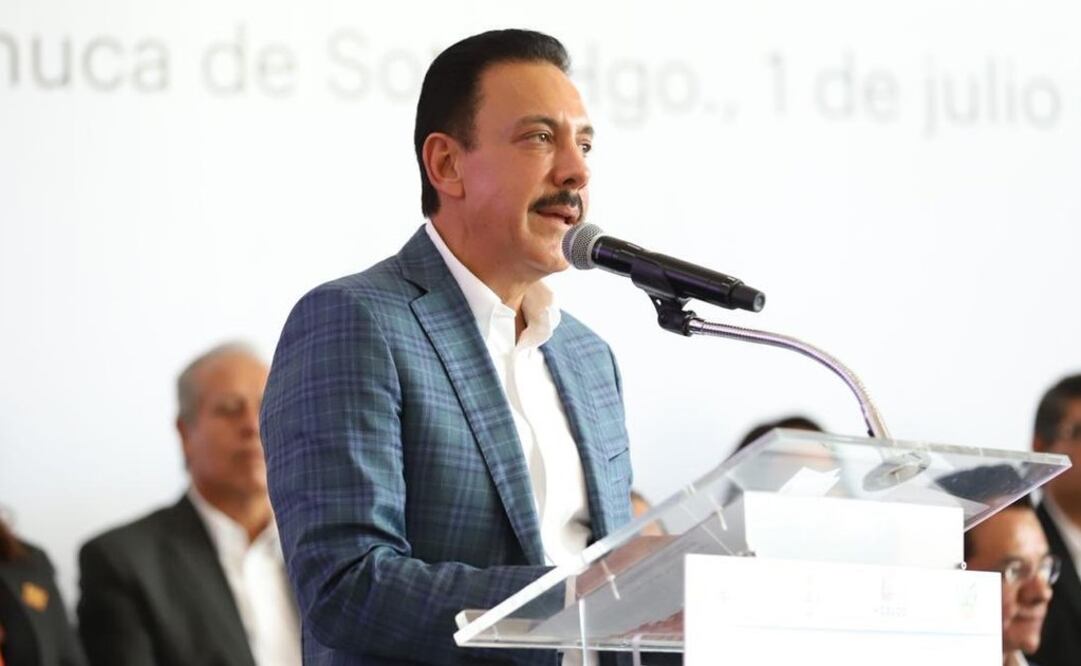 Gobernador de Hidalgo, Omar Fayad Meneses. Foto: Twitter @omarfayad