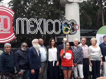 Fuego olímpico regresa a Ciudad Universitaria