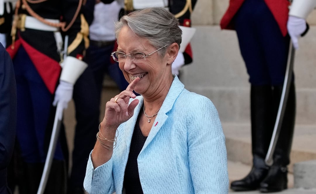 La primera ministra francesa, Élisabeth Borne. Foto: AP