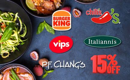 ¿Comer en restaurantes y ahorrar al mismo tiempo?: descuentos en Vips, Chili's, Burger King, Italianni's y P.F. Chang's