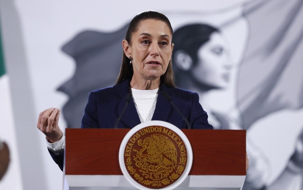 "Es bueno que el INE dijera en qué va a gastar (su presupuesto)", dijo Claudia Sheinbaum ante las declaraciones de la presidenta del organismo electoral, Guadalupe Taddei, sobre que ante el recorte presupuestal de 13 mil millones los obliga a reajustar la elección al Poder Judicial. Foto: EFE