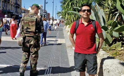 Crónica. “En Niza, me salvé por llegar tarde”: Cuauhtémoc Ortíz