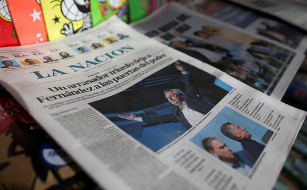 Argentina vive lunes negro en los mercados tras derrota de Macri en elecciones 