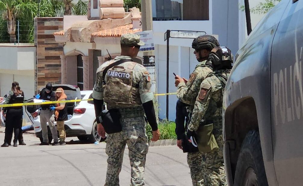 Elementos del Ejército acudieron a la zona donde se llevó el ataque armado  (15/07/2025). Foto: Cortesía