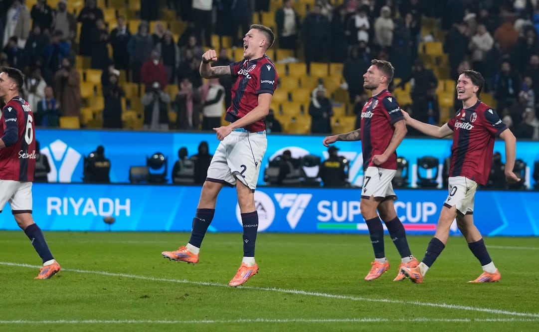 Bolonia es finalista de la Supercopa de Italia tras eliminar al Inter de Milán / Foto: AP