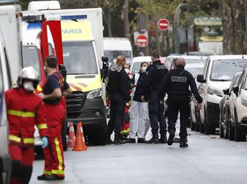 Dos heridos por arma blanca en París cerca de antigua sede de revista Charlie Hebdo