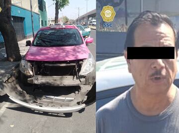 Motociclista muere tras ser atropellado por taxi en la Venustiano Carranza; conductor está detenido