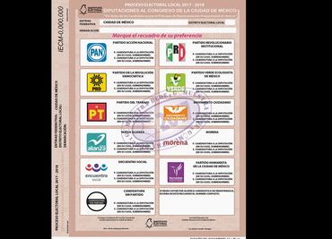 ¿Cuál es la forma correcta de marcar la boleta electoral?
