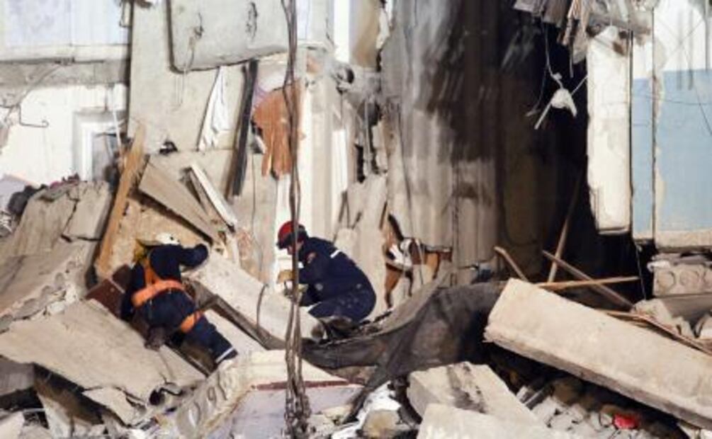 Explosión de gas en edificio de Rusia deja cuatro muertos