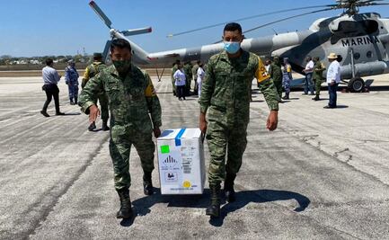 Llegan más de 22 mil vacunas contra Covid-19 a Chiapas