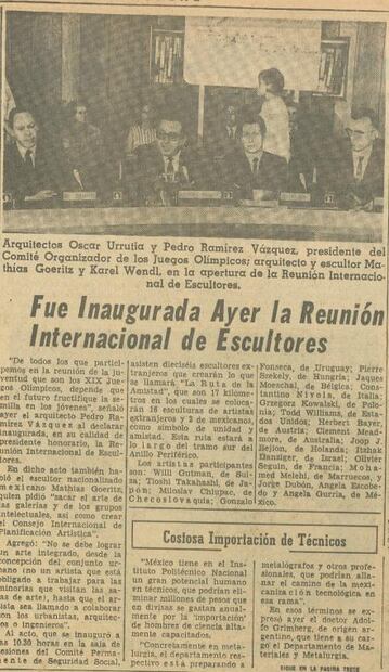 La Ruta de la Amistad, esculturas que sobreviven de los Juegos Olímpicos 1968