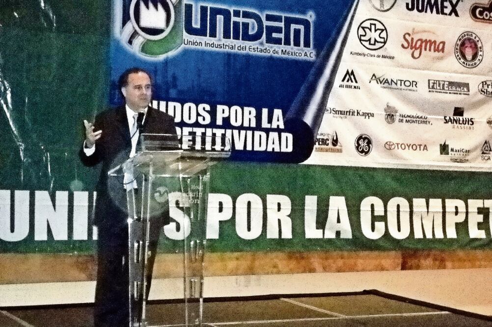 Francisco Cuevas, vocero de la Unidem, destaca la importancia del CEM para empresas mexiquenses (ESPECIAL)